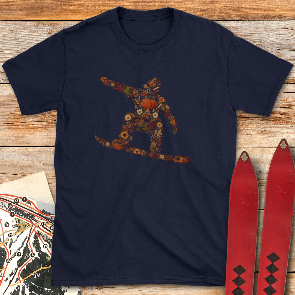 Fall Flower Snowboarder