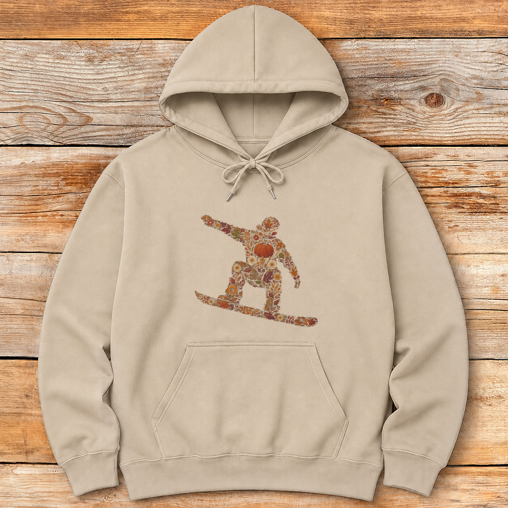Fall Flower Snowboarder