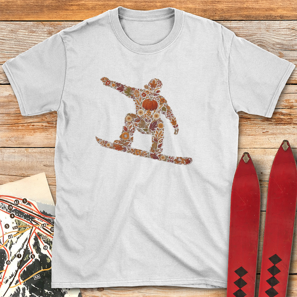 Fall Flower Snowboarder