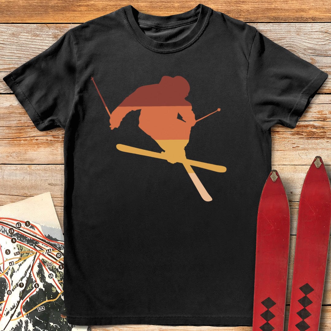 Retro Freeski Sunset T-Shirt