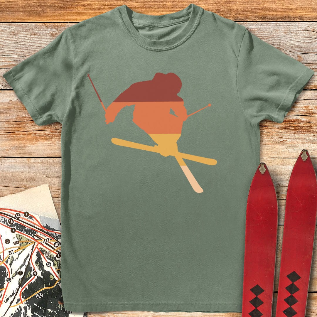 Retro Freeski Sunset T-Shirt