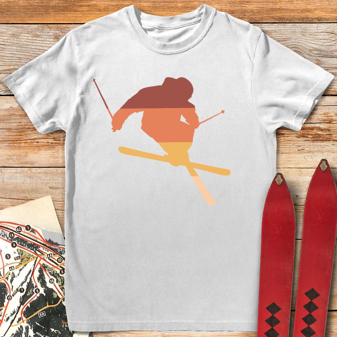 Retro Freeski Sunset T-Shirt