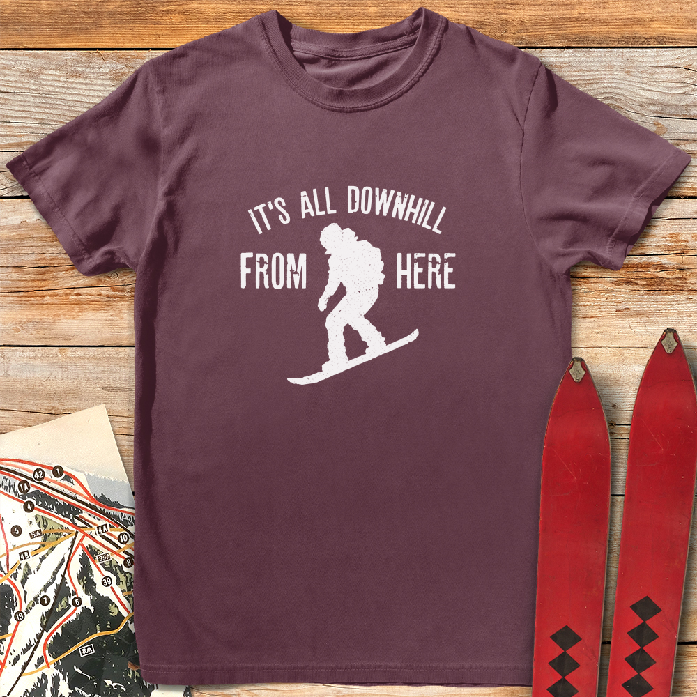 Downhill From Here Snowboard