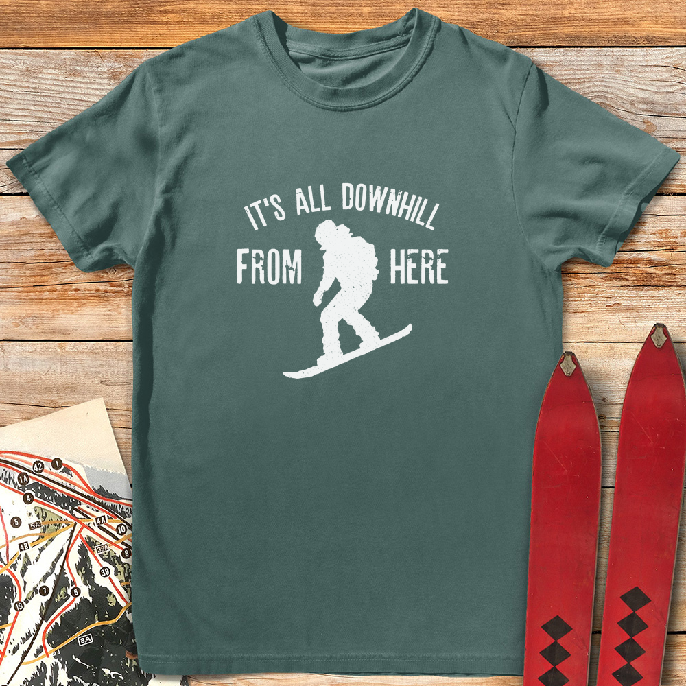 Downhill From Here Snowboard