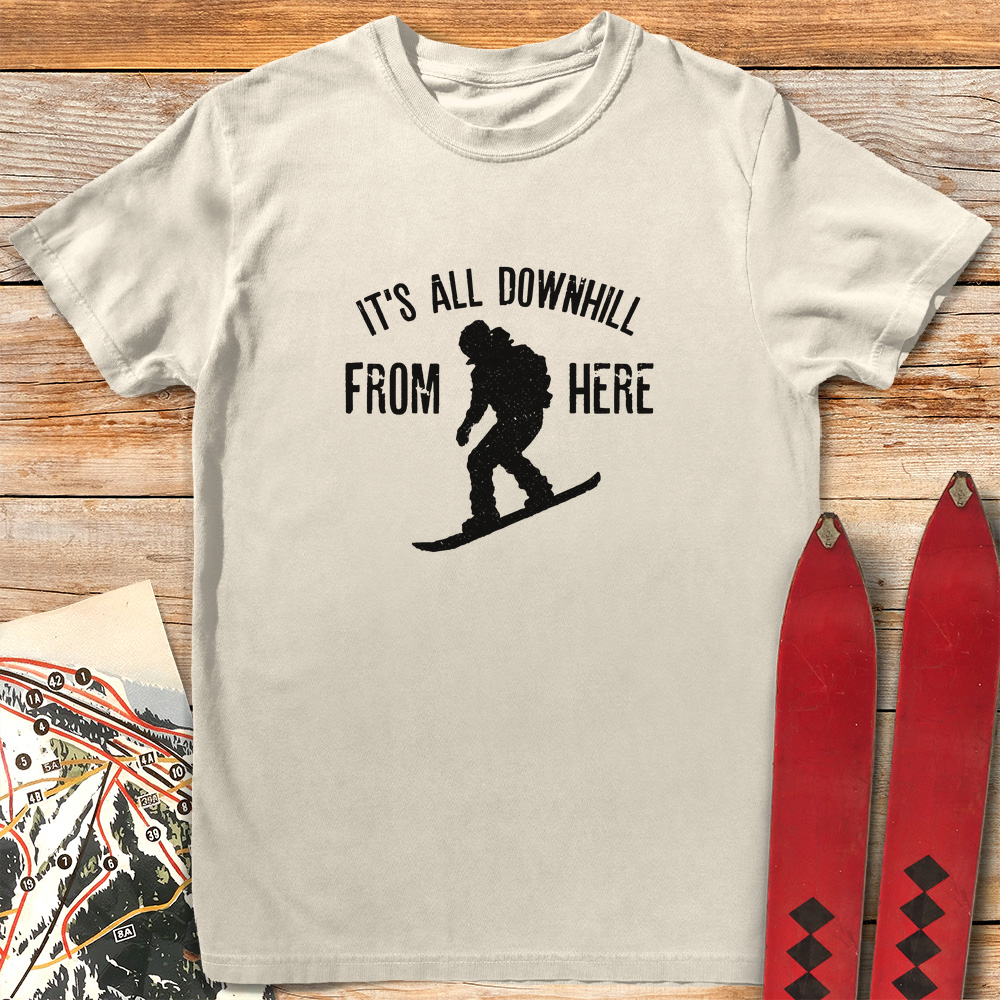 Downhill From Here Snowboard