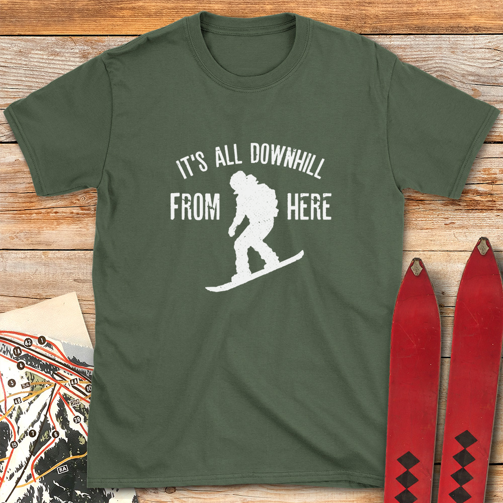 Downhill From Here Snowboard