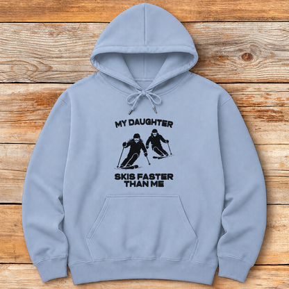 Daughter Skis Faster Graphic