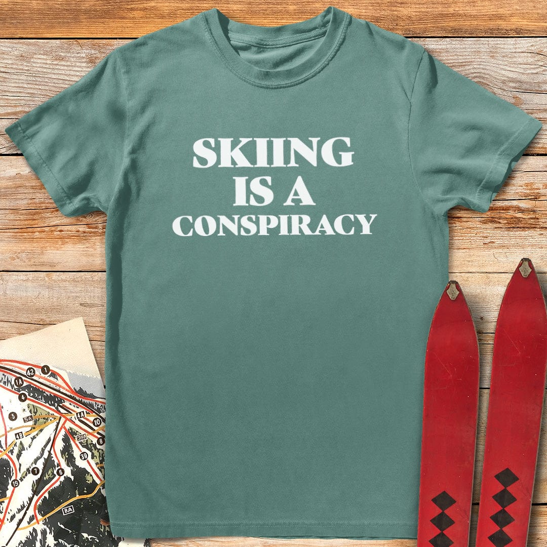 Skiing Is a Conspiracy T-Shirt