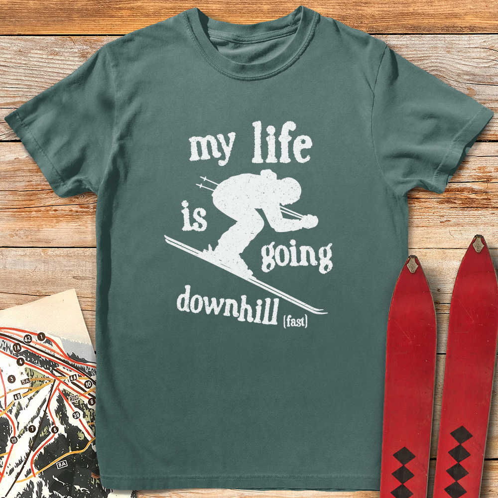 Downhill Fast Ski