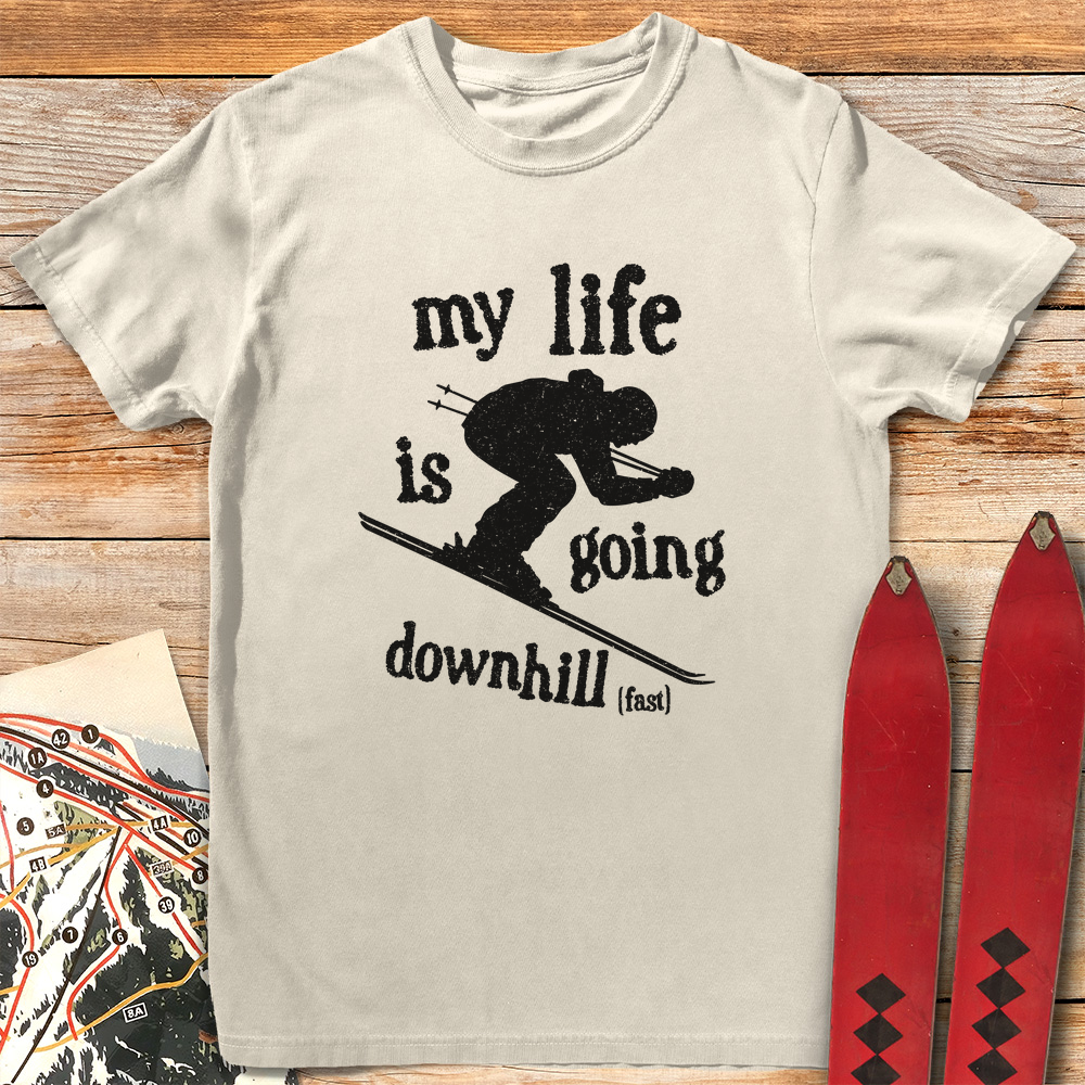 Downhill Fast Ski