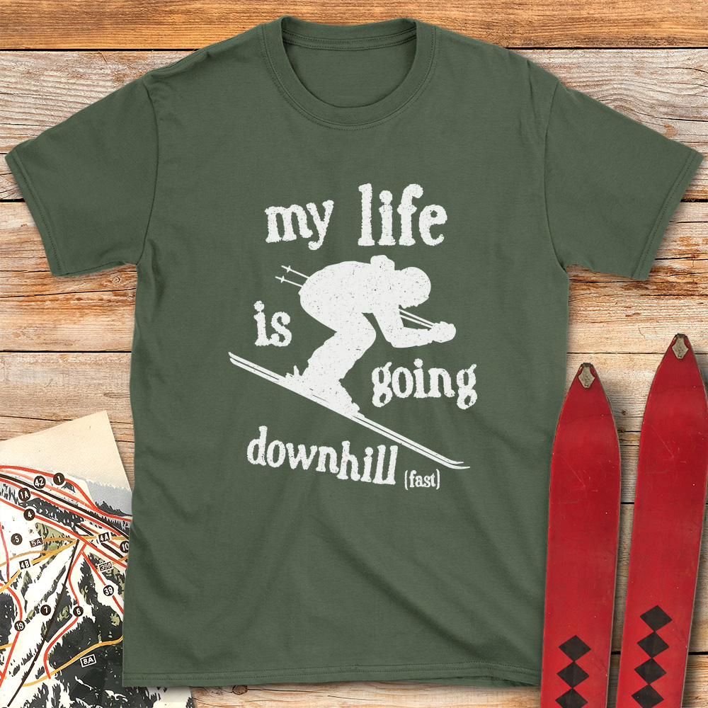 Downhill Fast Ski