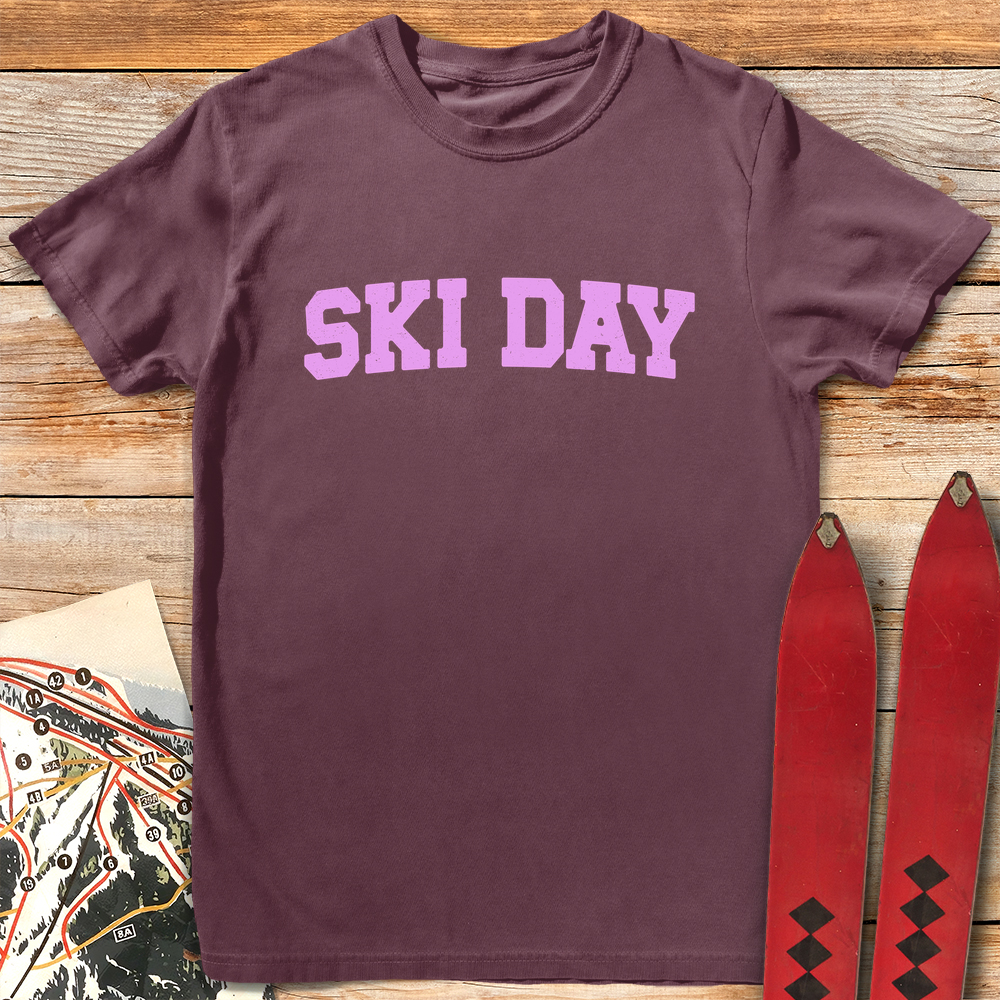 Ski Day Pink