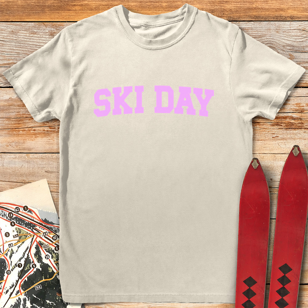 Ski Day Pink