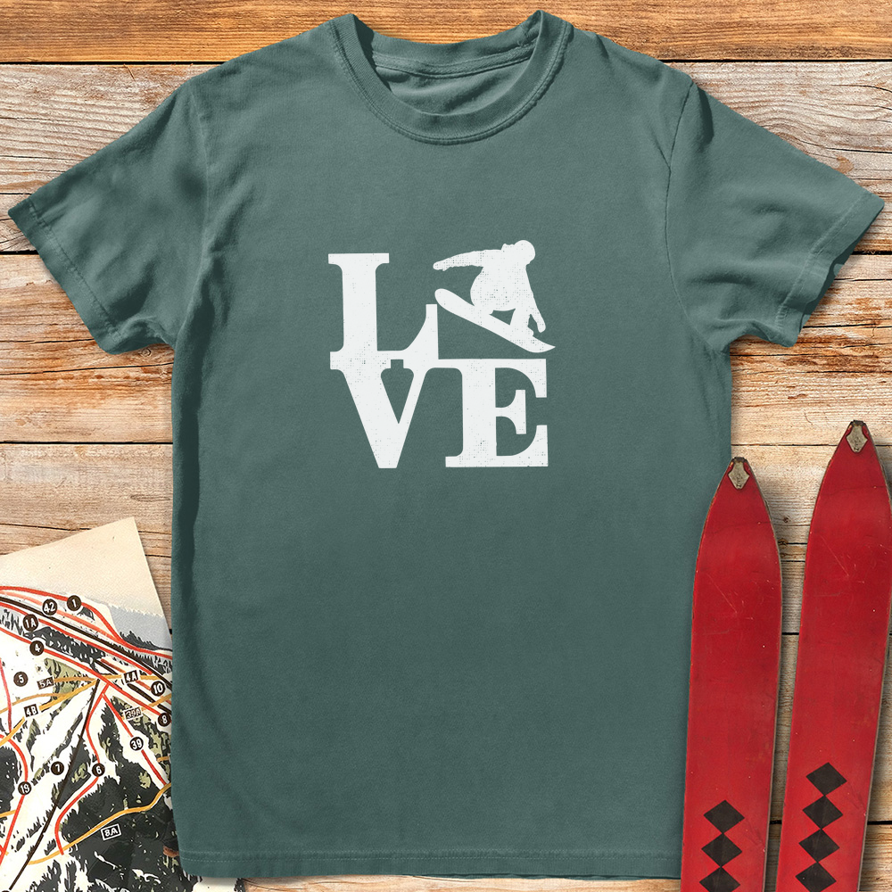 Love Sign Snowboard