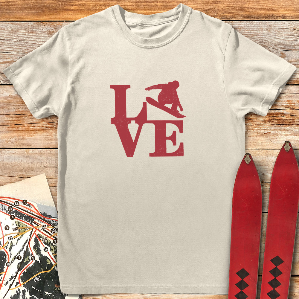 Love Sign Snowboard