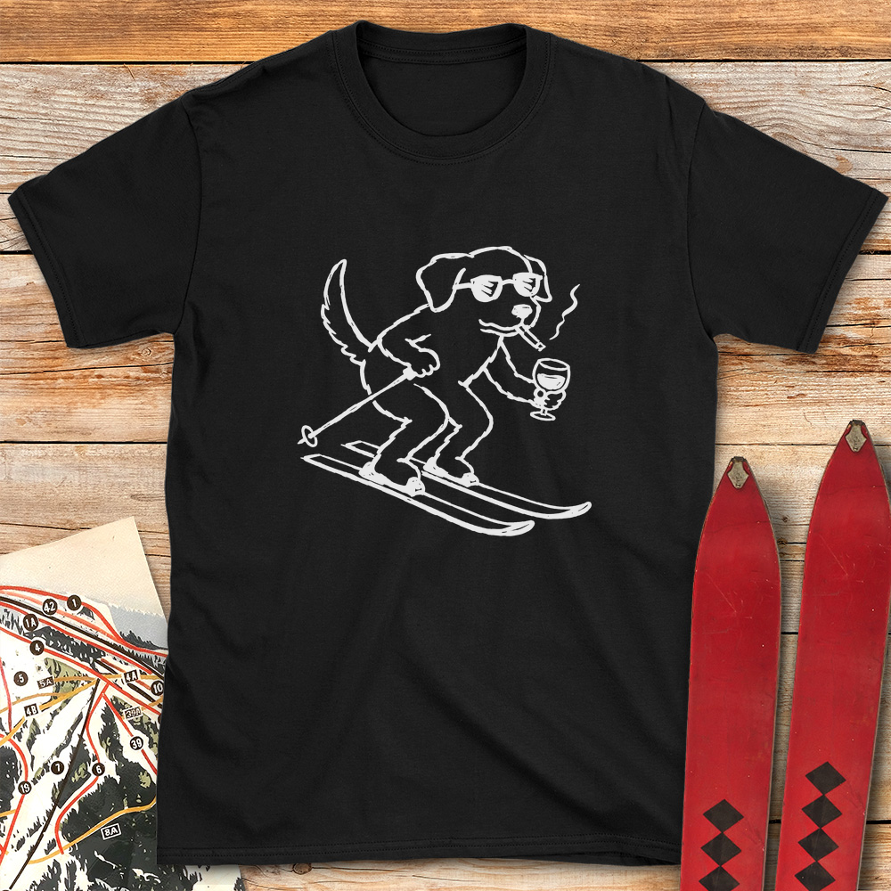 French Ski Dog