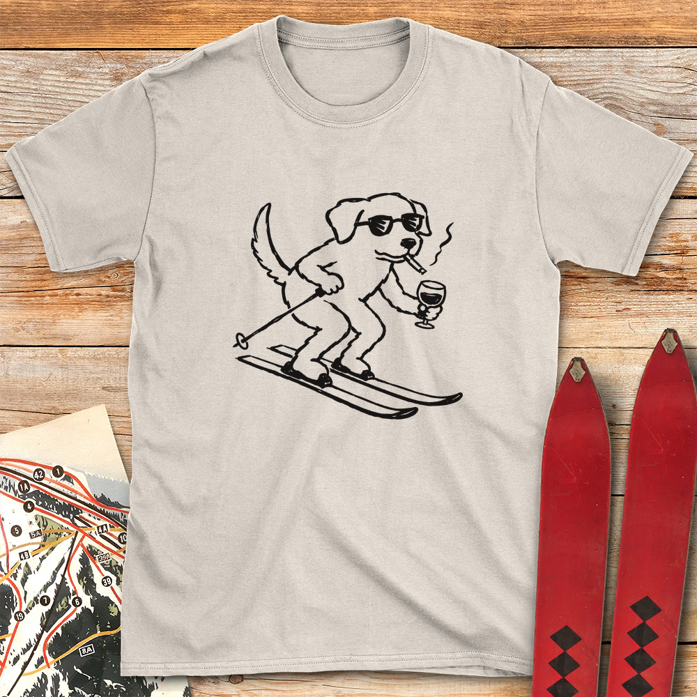 French Ski Dog