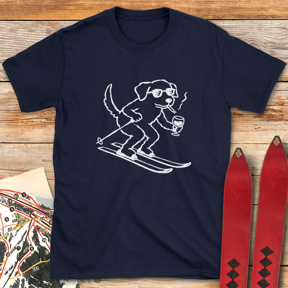 French Ski Dog