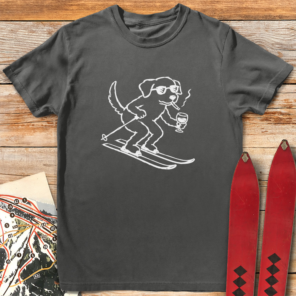 French Ski Dog