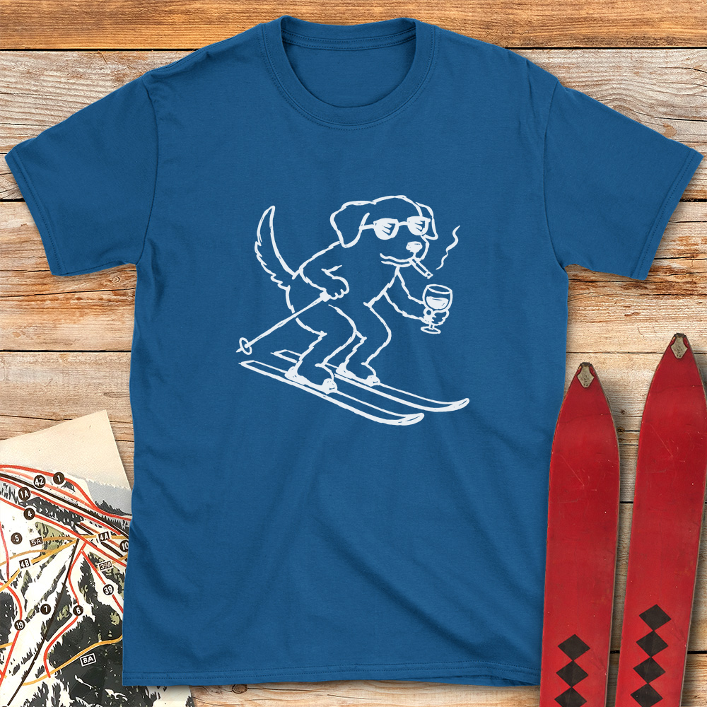 French Ski Dog