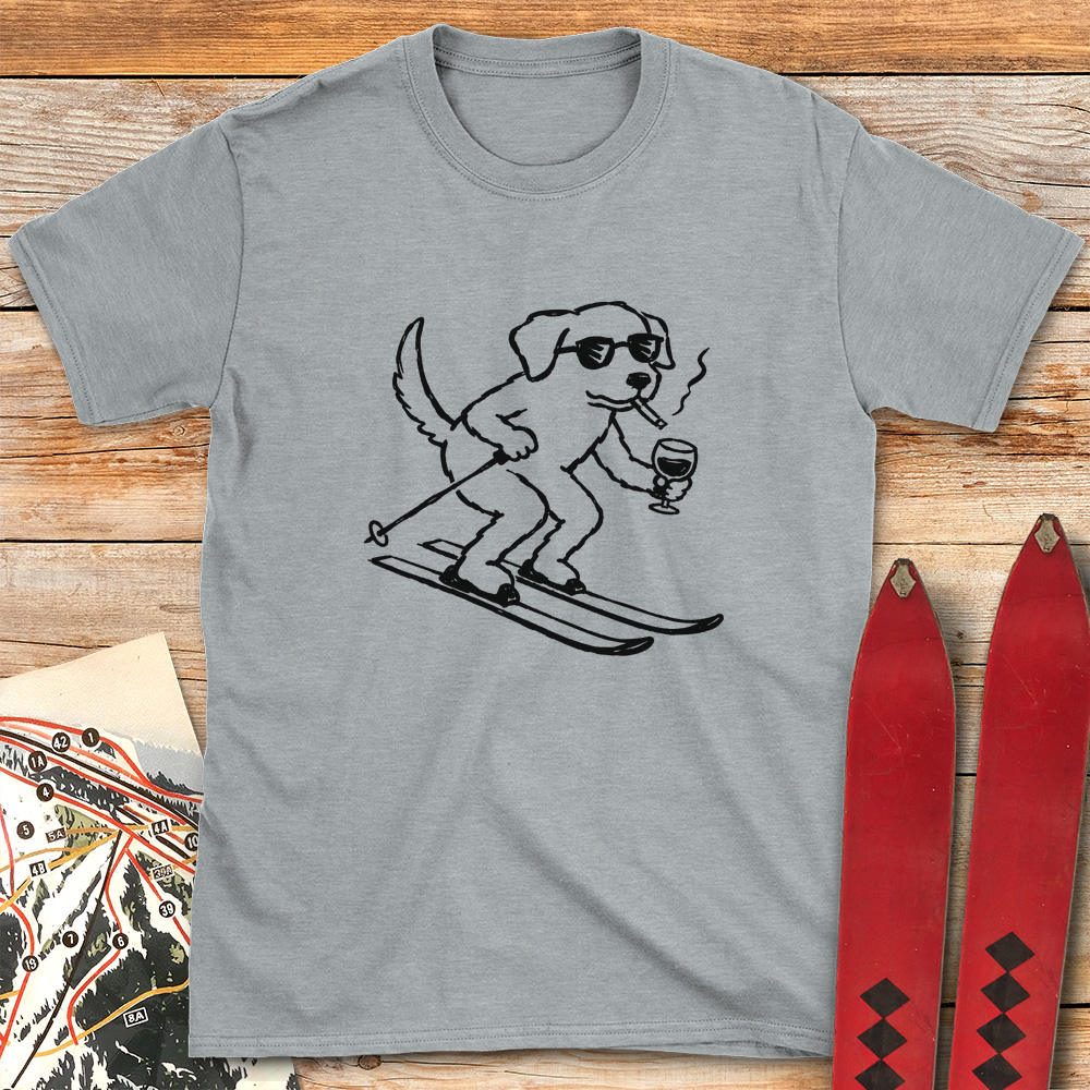 French Ski Dog