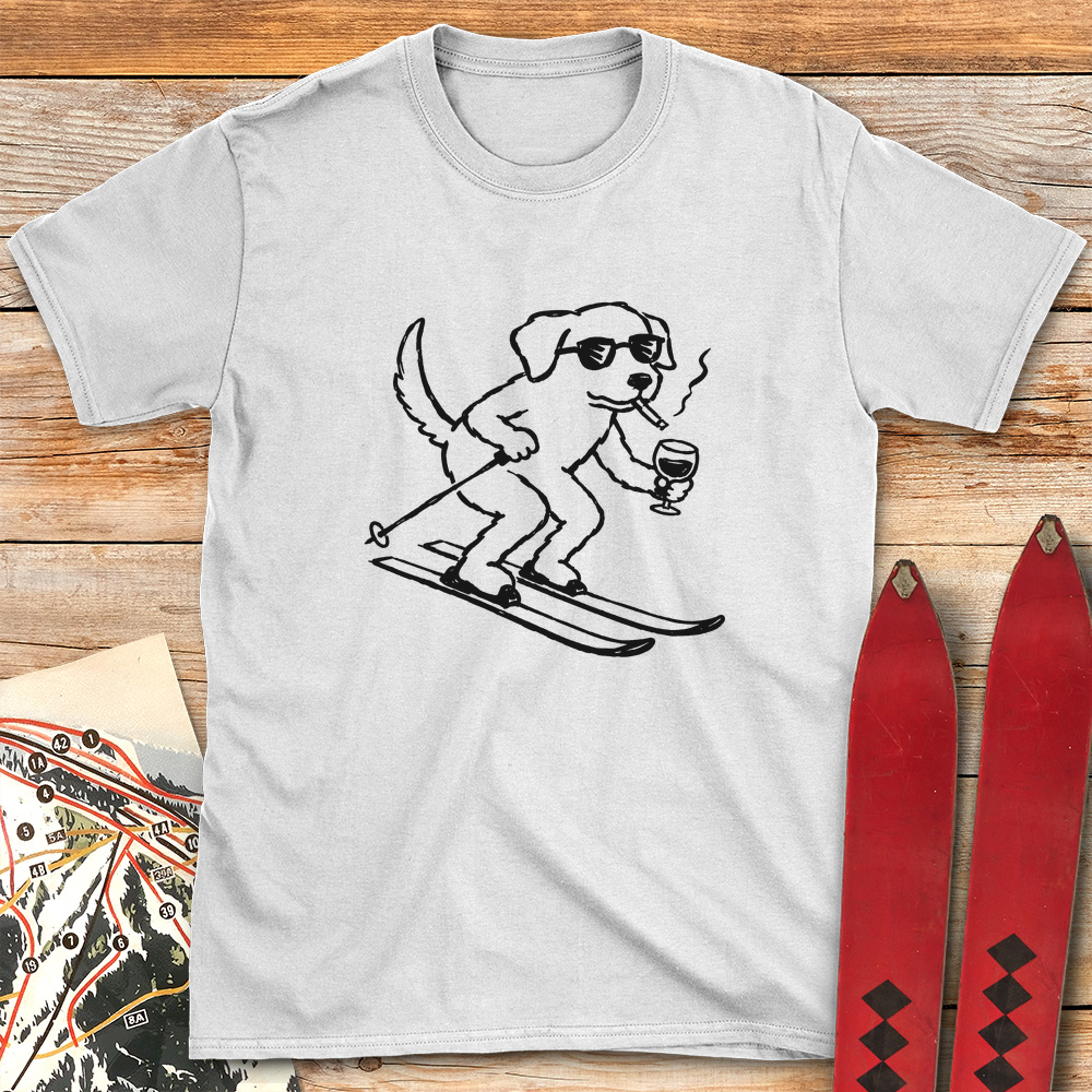 French Ski Dog