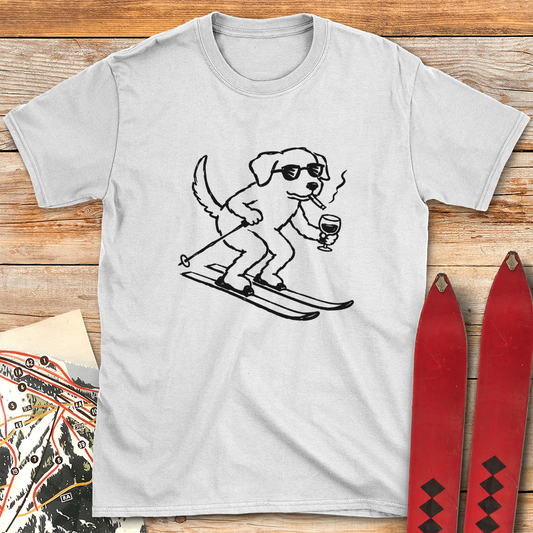 French Ski Dog