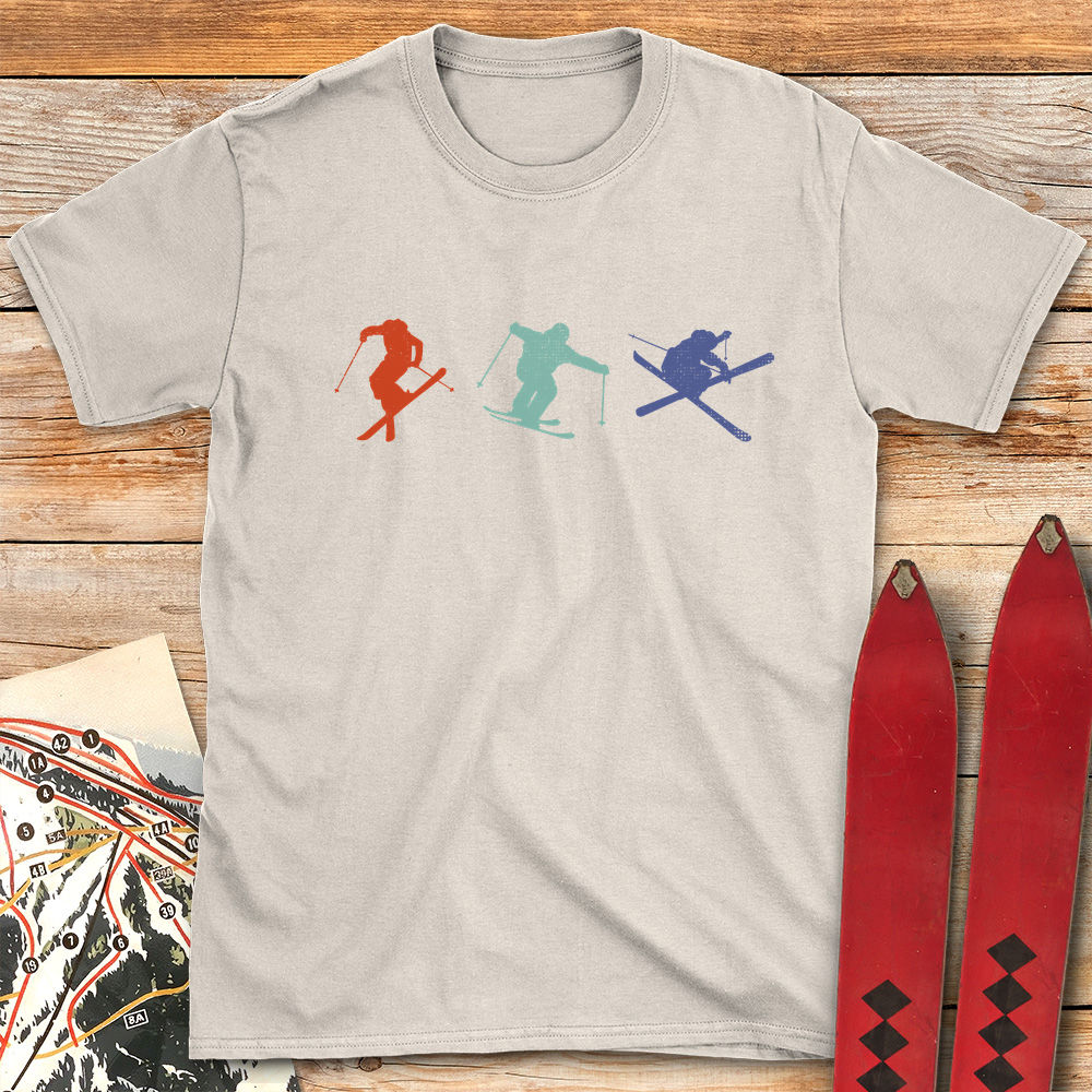 Three Skiers
