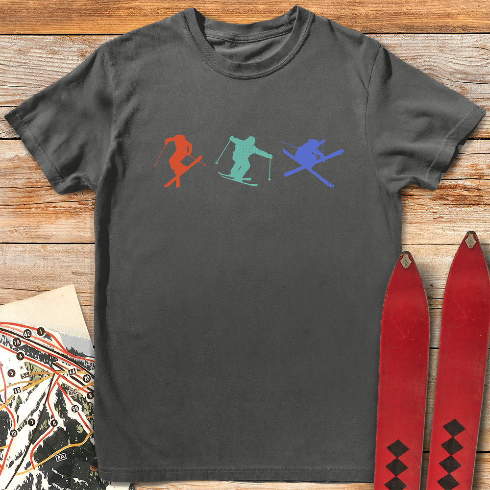 Three Skiers