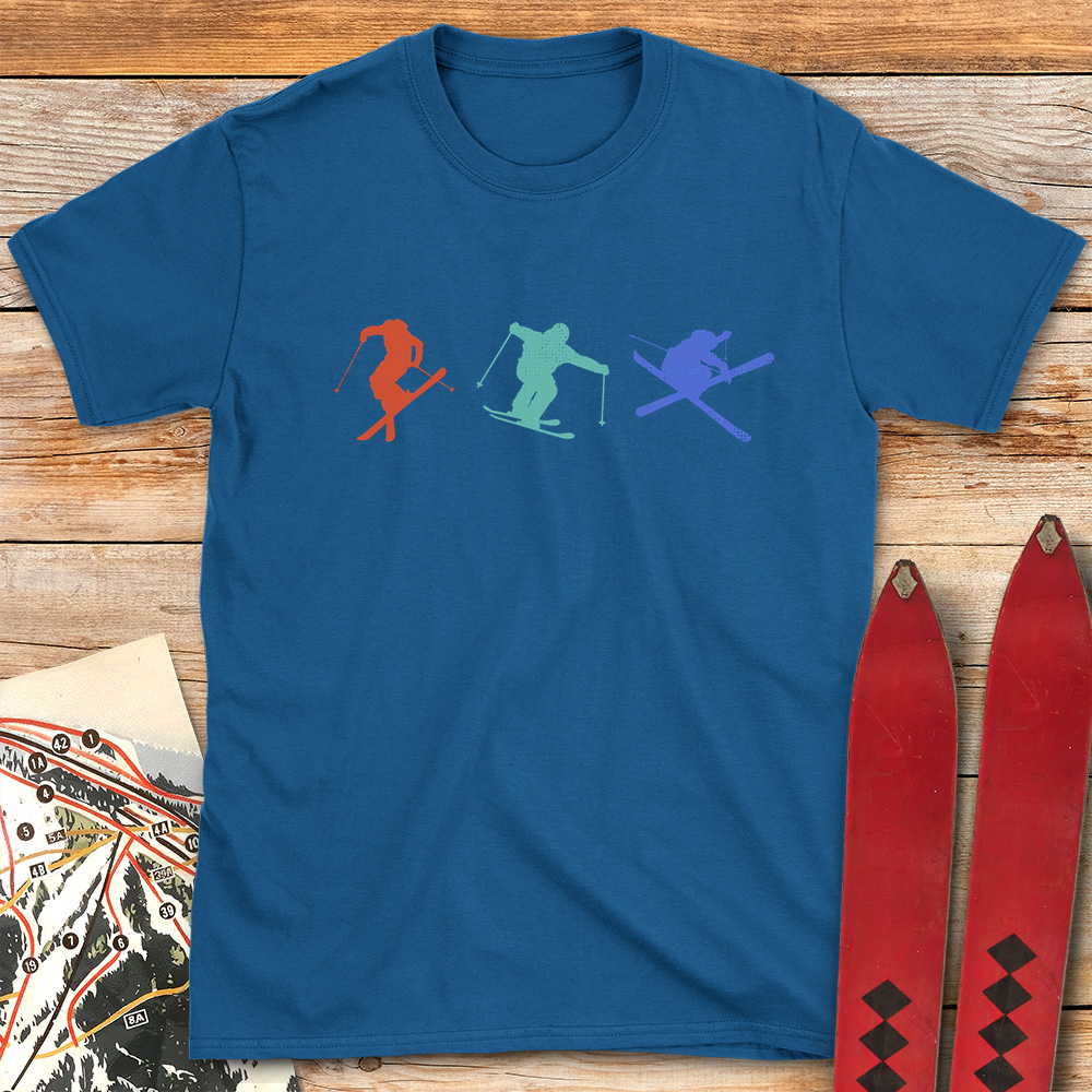 Three Skiers