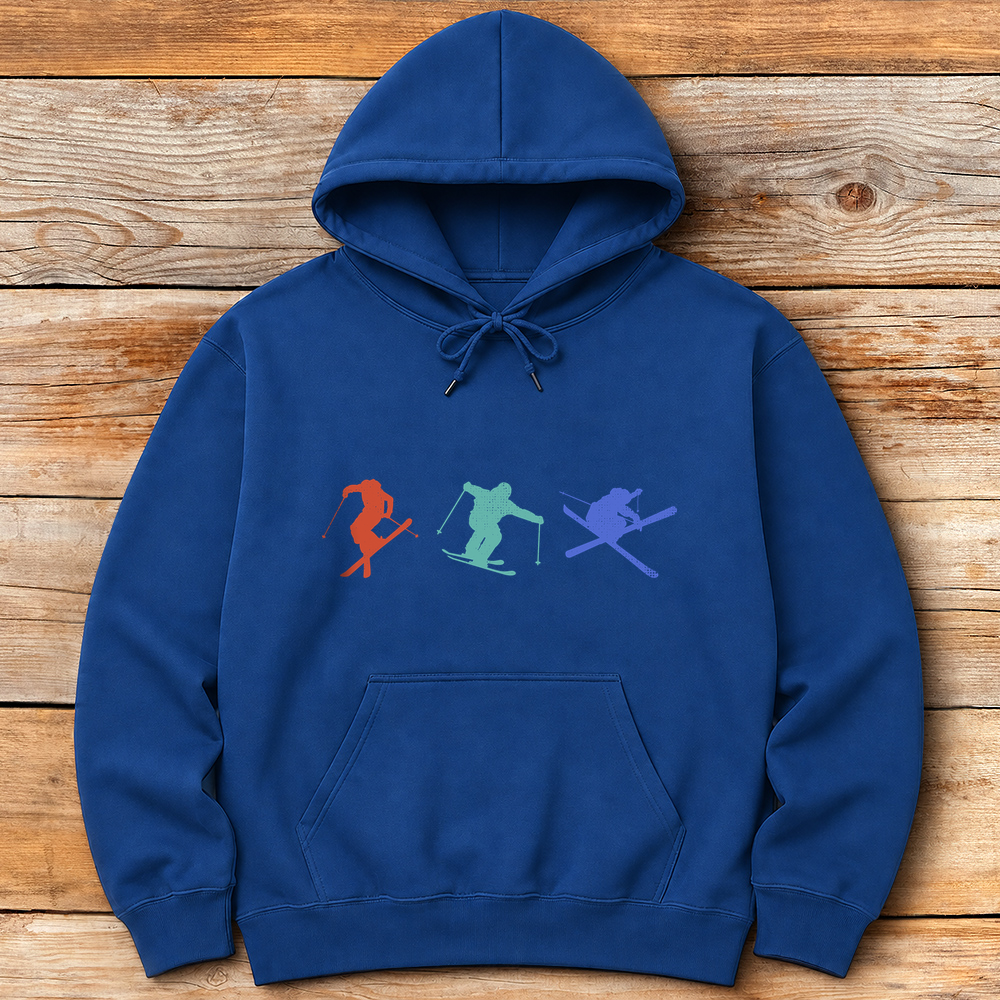 Three Skiers