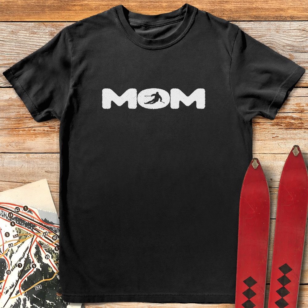 Ski Mom Silhouette