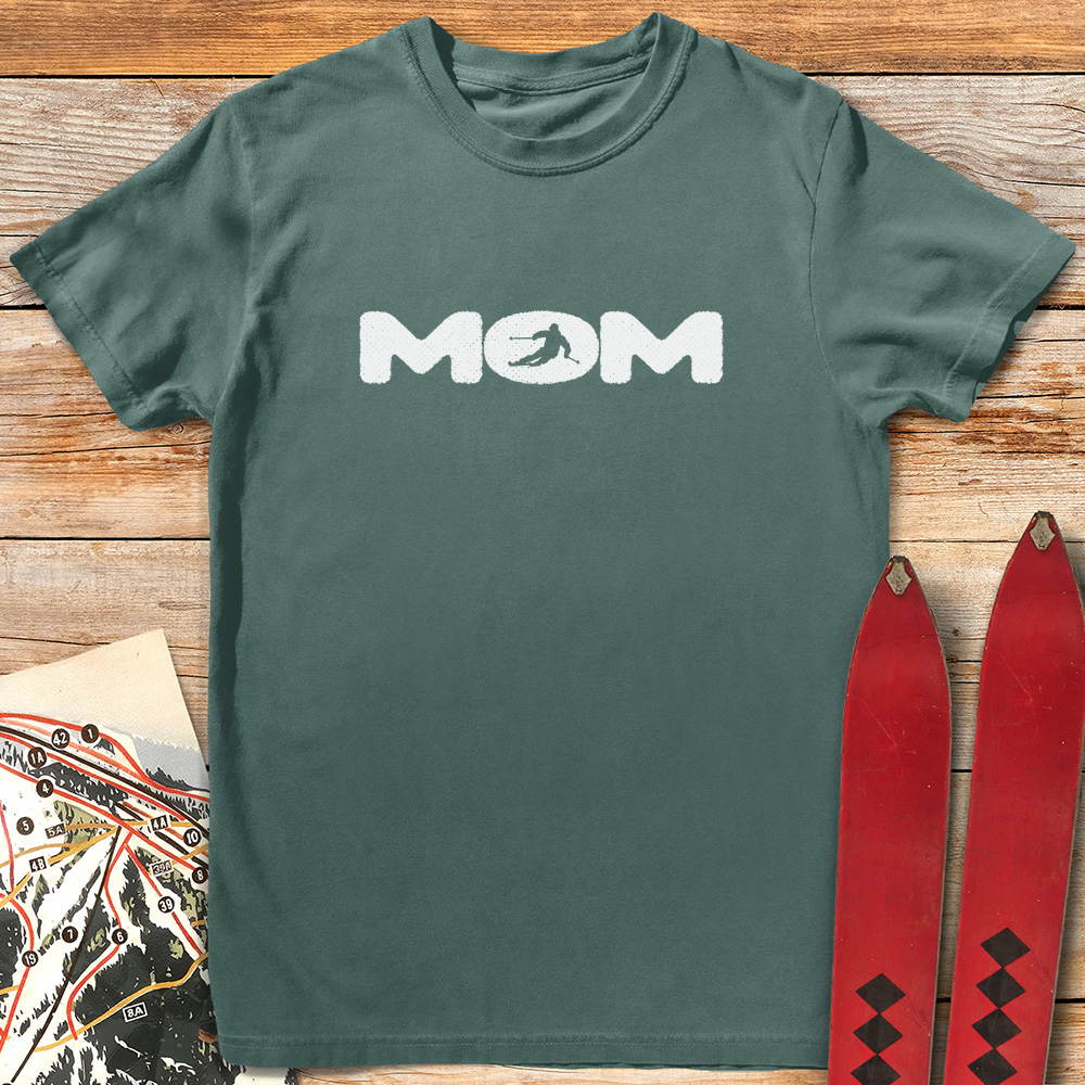 Ski Mom Silhouette