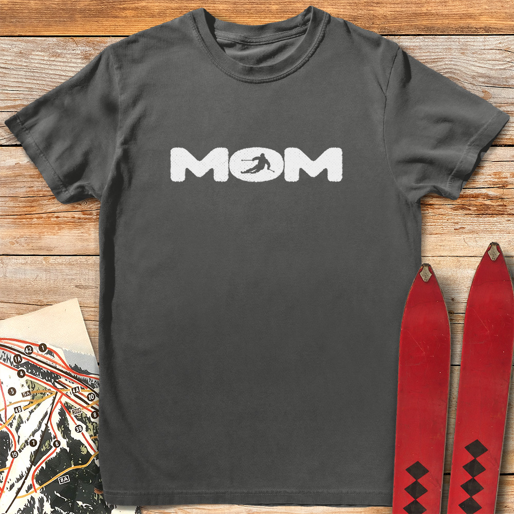Ski Mom Silhouette