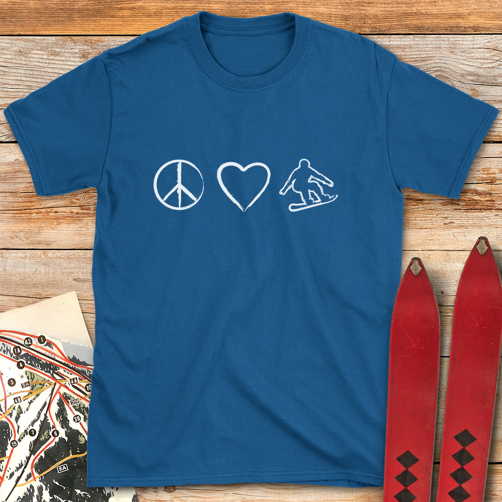 Peace Love Snowboard