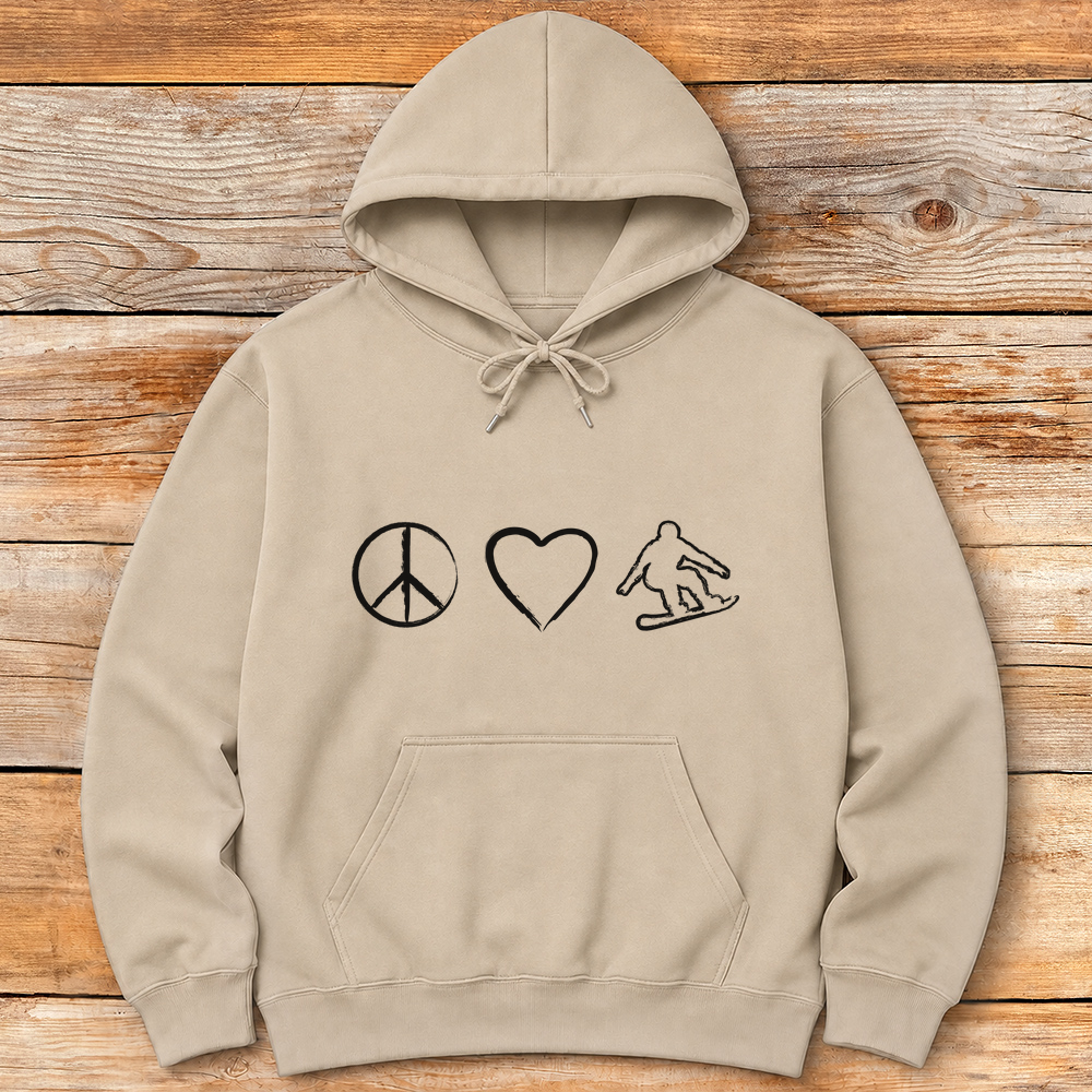 Peace Love Snowboard