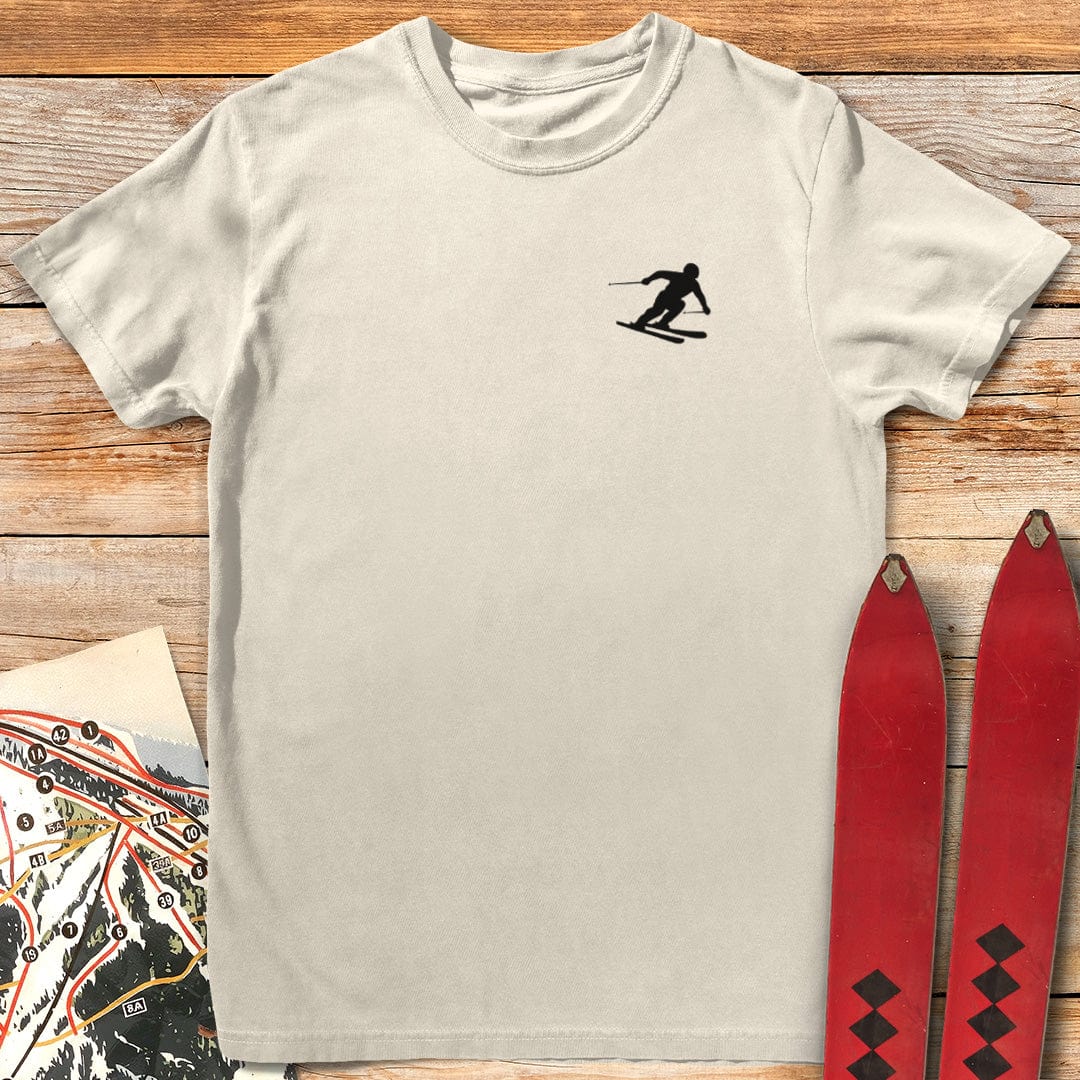 Minimal Skier T-Shirt