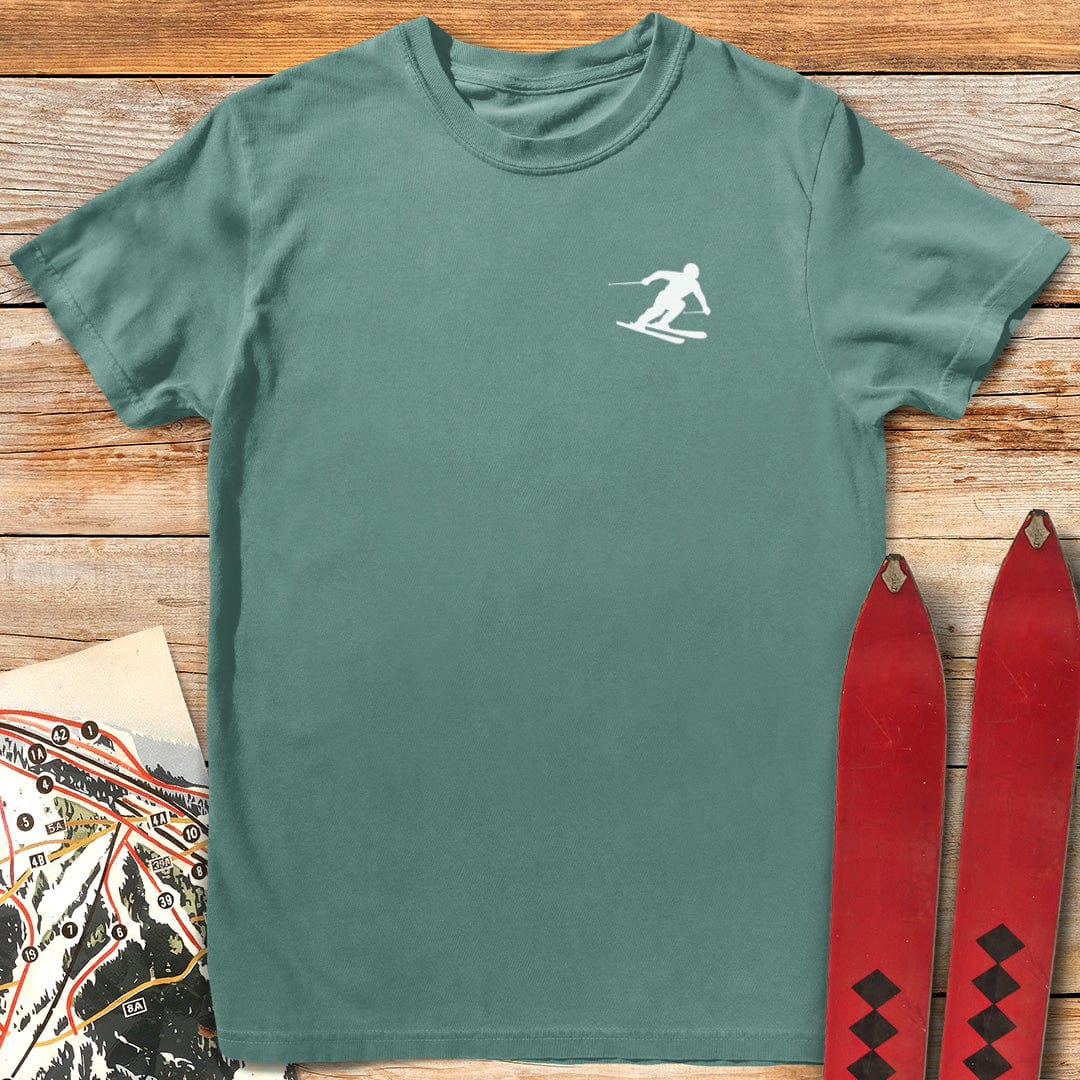 Minimal Skier T-Shirt