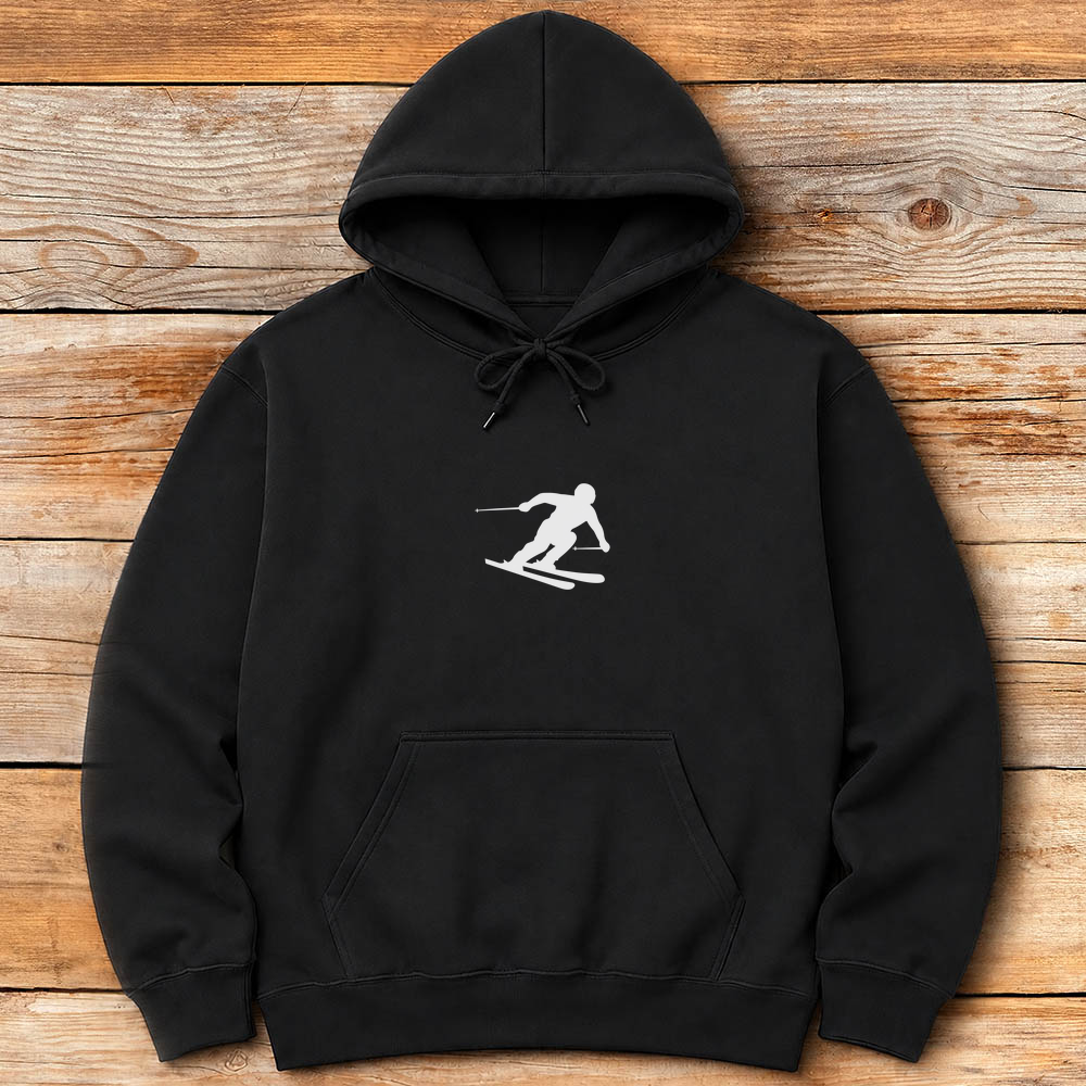 Minimal Skier Silhouette