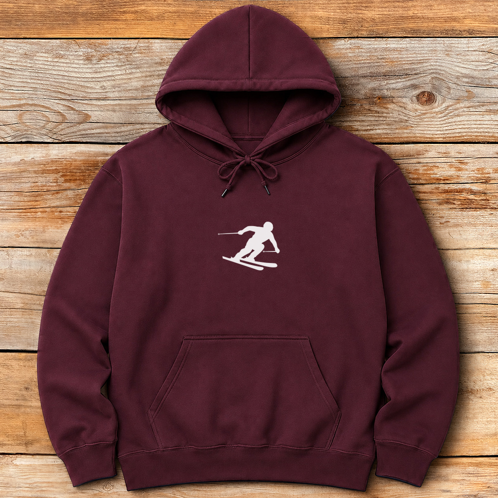 Minimal Skier Silhouette