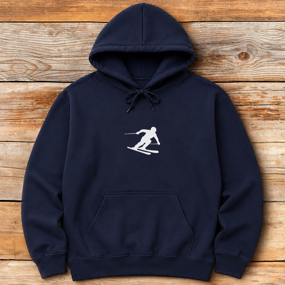 Minimal Skier Silhouette
