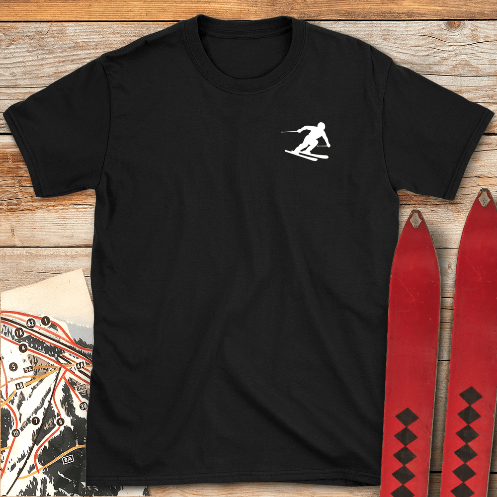 Minimal Skier Silhouette