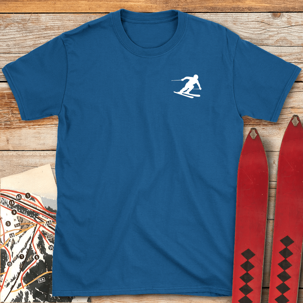 Minimal Skier Silhouette