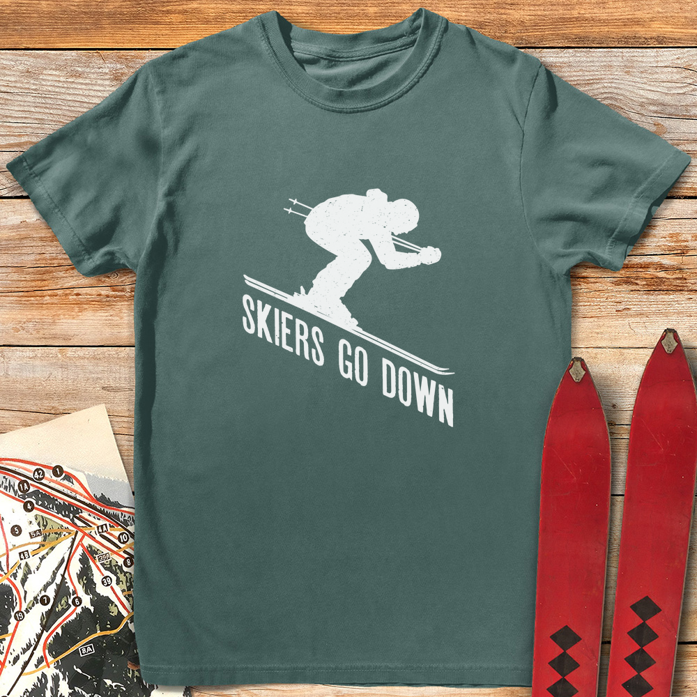 Skiers Go Down