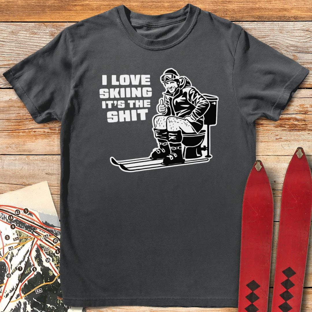 I Love Skiing It's the Shit T-Shirt