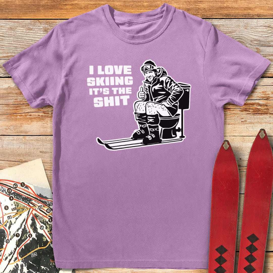 I Love Skiing It's the Shit T-Shirt