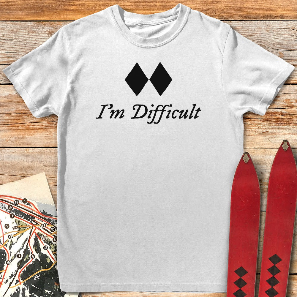I'm Difficult t-shirt in White