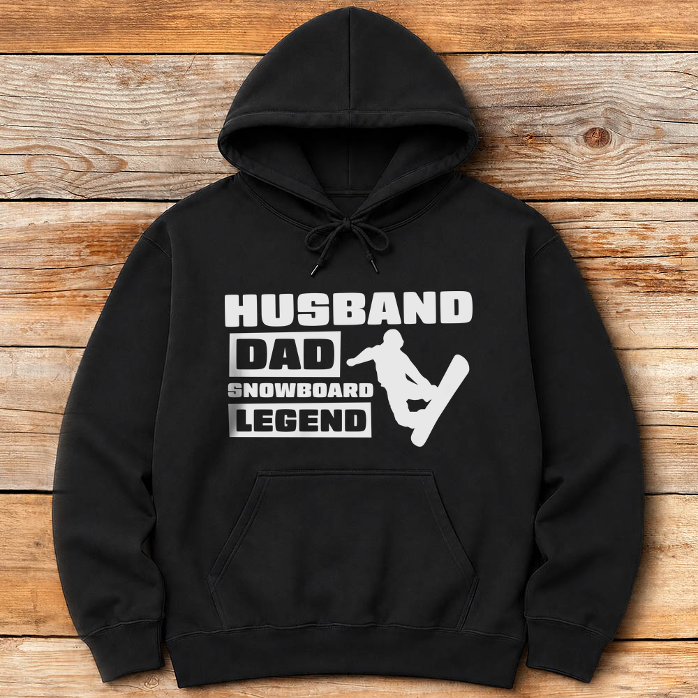 Husband Dad Snowboard Legend