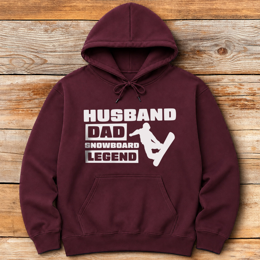 Husband Dad Snowboard Legend