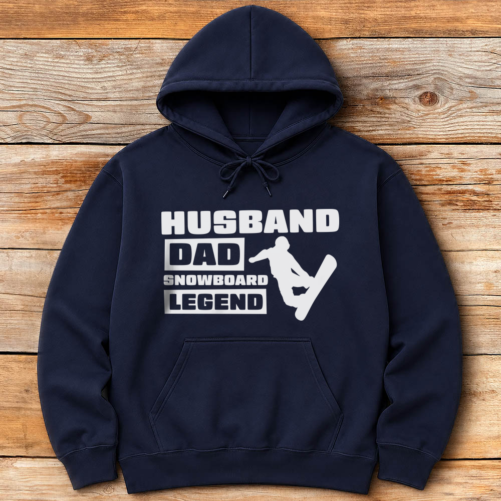 Husband Dad Snowboard Legend